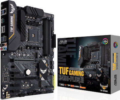 Asus TUF Gaming B450-PLUS II Motherboard ATX with AMD AM4 Socket