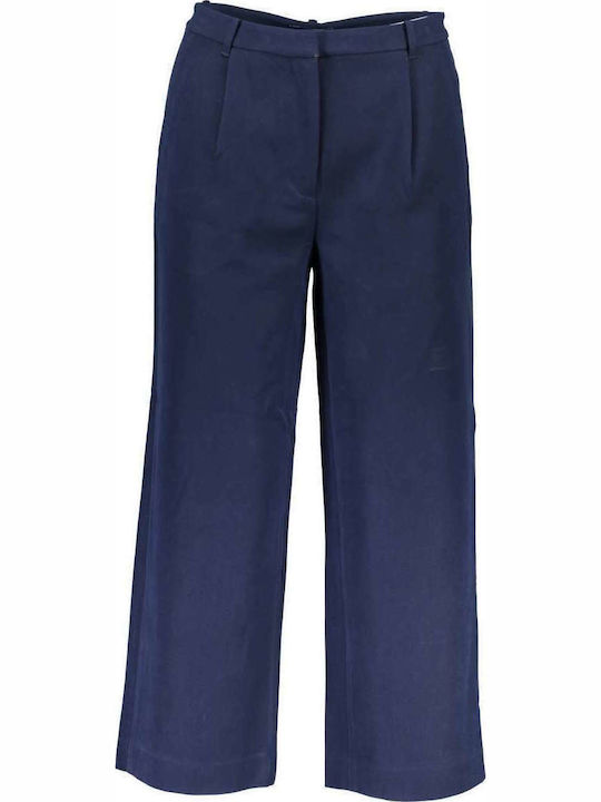 Gant Women's Fabric Trousers Blue