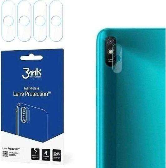 3MK Flexible Glass Lens Протектор за камера Закалено стъкло Transparent за Redmi 9A