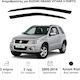 Heko Set deflectoare de vânt Dark Fime pentru Suzuki Grand Vitara 3D 2005+ 2buc