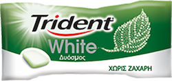 Trident 100 Chewing gum White Mini with Δυόσμος Flavour Sugar Free 280gr