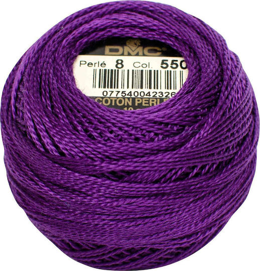 DMC Κλωστή Κεντήματος Cotton Perle No8 Βαμβακερή μωβ 87m