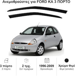 Heko Σετ Ανεμοθραύστες Μπροστινοί Σκούρο Φιμέ για Ford Ka 2τμχ 15222 Heko Σετ Ανεμοθραύστες Μπροστινοί Σκούρο Φιμέ για Ford Ka 2τμχ 15222
