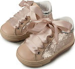 Babywalker Baptism Leather Sneakers Nude -1