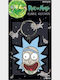 Pyramid International Μπρελόκ Rick Morty Crazy Πλαστικό Μπλε