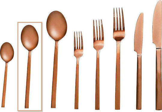 Espiel Fruit Stainless Steel Orange 18.2cm Spoons 12 Pieces