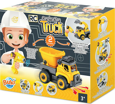 Buki Plastic Construction Toy Φορτηγό Εκσκαφέας Kid 3++ years