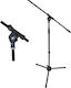KAL Electronics Floor Microphone Stand in Black Color