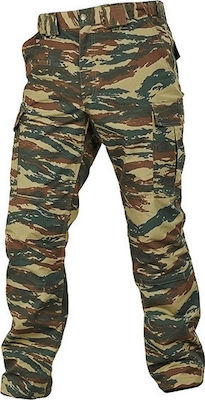 Ergo Military Pants Greek Camouflage Greek Variation with Lining in Khaki Color 5221-870