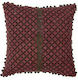 Synchronia Sofa Cushion Khadi 100% Cotton Burgundy 45x45cm
