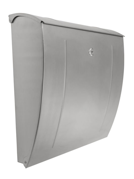FFG Cutie Poștală pentru Exterior Inox în Culoarea Argintiu 36.5x14.5x39cm