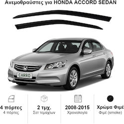 Heko Set Deflectoare Vânt Partea Din Față Dark Fime Pentru Honda Accord 2 Bucăți 17146