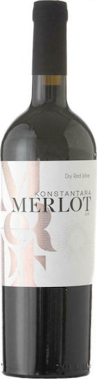 Konstantara Wines Βιολογικό Κρασί Merlot Ερυθρό Ξηρό 750ml