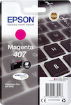 Epson 407 Cerneală pentru imprimantă InkJet Magenta (C13T07U340)