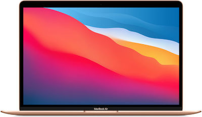 Apple MacBook Air 13.3" (2020) IPS Retina Display (Apple M1/8GB/256GB SSD) Aur (Tastatură GR)