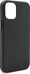 Puro Icon Soft Touch Μαύρη (iPhone 12 Pro Max)