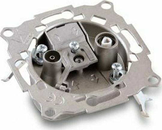 Alcad TV-Radio Terminal Socket + Cover TV and Radio Antenna Socket Terminal 66925