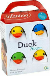 Infantino Duck House Bath Ducks for 0+ months 4pcs