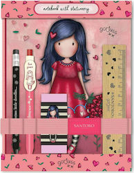 Santoro Sparkle & Bloom с Гумичка Тефтер Химикали Механичен Молив и Линийка Santoro Sparkle & Bloom с Гумичка Тефтер Химикали Механичен Молив и Линийка