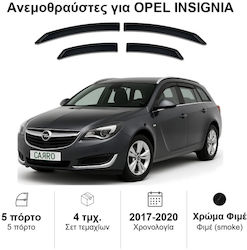 Heko Σετ Ανεμοθραύστες Μπροστινοί και Πίσω Σκούρο Φιμέ για Opel Insignia II 5D 2017 4τμχ 25398 Heko Σετ Ανεμοθραύστες Μπροστινοί και Πίσω Σκούρο Φιμέ για Opel Insignia II 5D 2017 4τμχ 25398