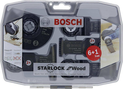 Bosch Starlock Best for Wood Σετ Εξαρτημάτων για Ξύλο 2608664623 7pcs