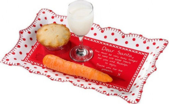 Talking Tables Πιατέλα με Άγιο Βασίλη Talking Tables Πιατέλα με Άγιο Βασίλη