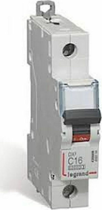 Legrand Αυτόματη Ασφάλεια 16A Μονοπολική 2P C16A 6kA 230V L+N 407742 ...