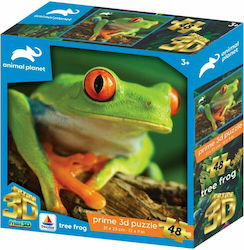Детски Пъзел Animal Planet Tree Frog за 3+ години+ Години 48бр Prime3D