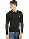 Guess Herren Langarmshirt Schwarz