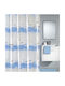 Kleine Wolke Seaside Fabric Shower Curtain 180x180cm Blue