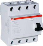 Abb FH204AC-40/0.03 Phase Relays Leckage der Erde 40A Quadruple Pole with Voltage 400V 4x40A 30mA 26213