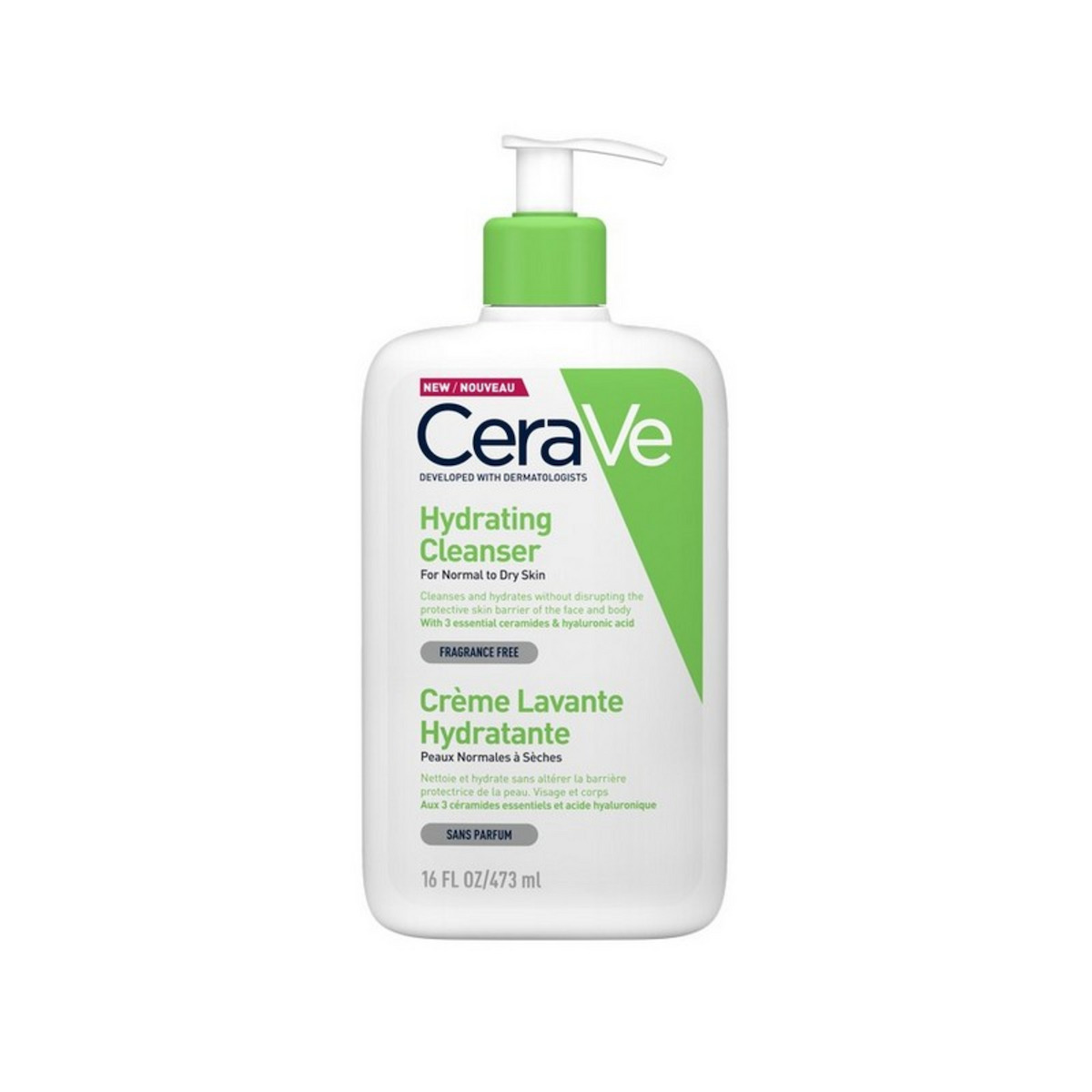 CeraVe Hydrating Cleanser Κρέμα Καθαρισμού Προσώπου 473ml