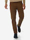 Trousers Chino in Slim Fit Brown