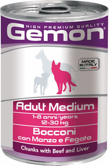 Monge Wet Food Dogs in Cans with Calf 415gr