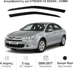 Heko Σετ Ανεμοθραύστες Μπροστινοί Σκούρο Φιμέ για Citroen C5 2τμχ 12242 Heko Σετ Ανεμοθραύστες Μπροστινοί Σκούρο Φιμέ για Citroen C5 2τμχ 12242