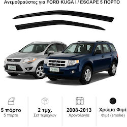 Heko Set Deflectoare Vânt Partea Din Față Dark Fime Pentru Ford Kuga 2 Bucăți 15276 Heko Set Deflectoare Vânt Partea Din Față Dark Fime Pentru Ford Kuga 2 Bucăți 15276