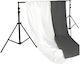 Walimex Set Photography Backdrop Fabric 285x600cm White 18277