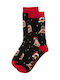 John Frank Christmas Pug Women's Christmas Socks Multicolour