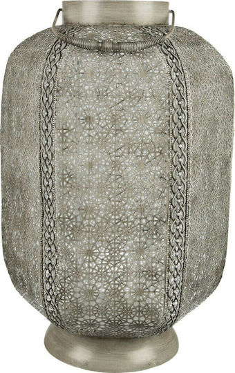 Art et Lumiere Floortop Metallic Lantern White/Gold 31.5x31.5x49cm