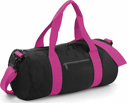 BagBase BG140 Sack Voyage 20lt Black/Fuchsia Fa...