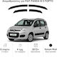Heko Set deflectoare de vânt Dark Fime pentru Fiat Panda III (2012+) 5U 4buc