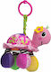 Infantino Pendant Toy for Car with Teether and Mirror Turtle Mirror Pal Sparkle