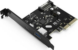 Orico Κάρτα PCIe σε 2 θύρες Type-C / USB 3.1