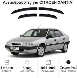 Heko Set Deflectoare Vânt Față și Spate Dark Fime Pentru Citroen Xantia 4 Bucăți 12240 Heko Set Deflectoare Vânt Față și Spate Dark Fime Pentru Citroen Xantia 4 Bucăți 12240