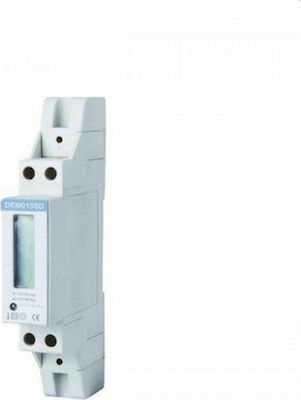 Eurolamp Kilowatt-Zähler Elektrischer Panelmesser Digitales Einphasen-Schmalband 30A 147-02060