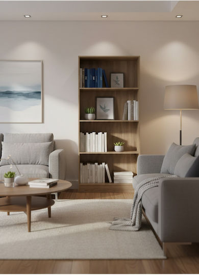 Bibliotecă Pro Systems Arțar 73x24x170 cm