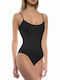 Damen-Bodysuit Schwarz