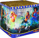 Alpha Star Energy Aerial Firework with 25 Shots & Duration 26 Seconds Red