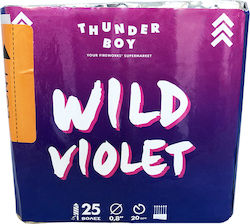 Thunder Boy Πακέτο με πυροτεχνήματα Wild Violet 25 βολές Εναέριο Πυροτέχνημα Thunder Boy Πακέτο με πυροτεχνήματα Wild Violet 25 βολές Εναέριο Πυροτέχνημα