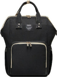 Heine Diaper Bag Backpack Black 27x21x42cm